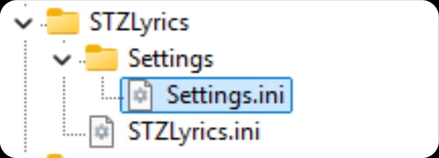 STZ Lyrics Rainmeter screenshot 3