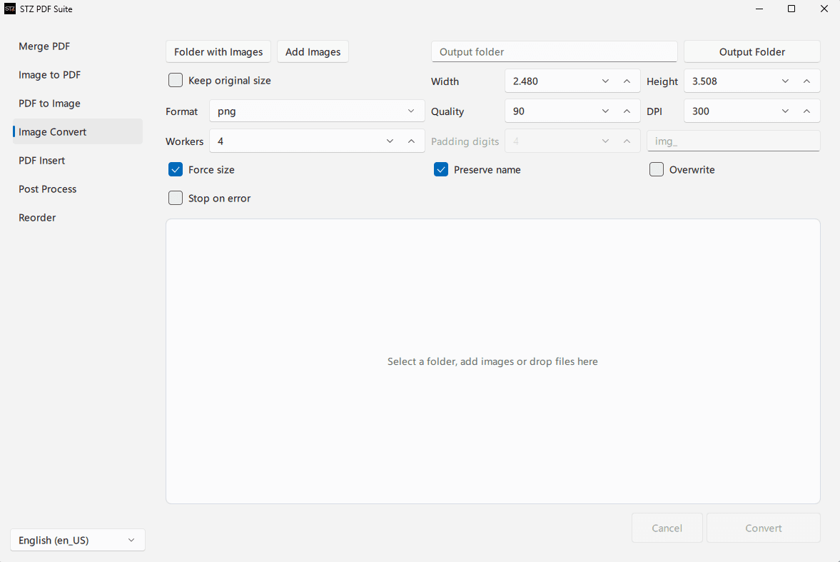 STZ PDF Suite Image Convert module