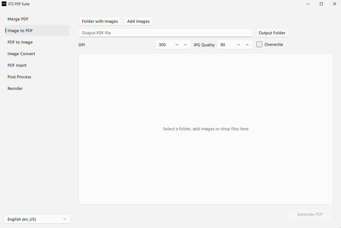 STZ PDF Suite Image to PDF module