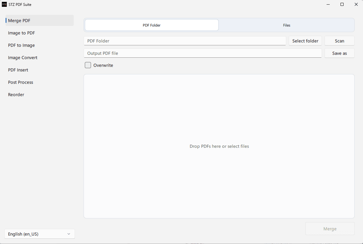 STZ PDF Suite Merge PDF module