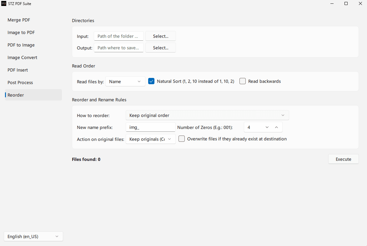 STZ PDF Suite Reorder module